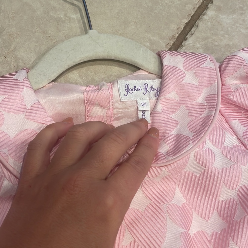 Rachel Riley London Damask Dress - Mult Sizes - Picture 3 of 3